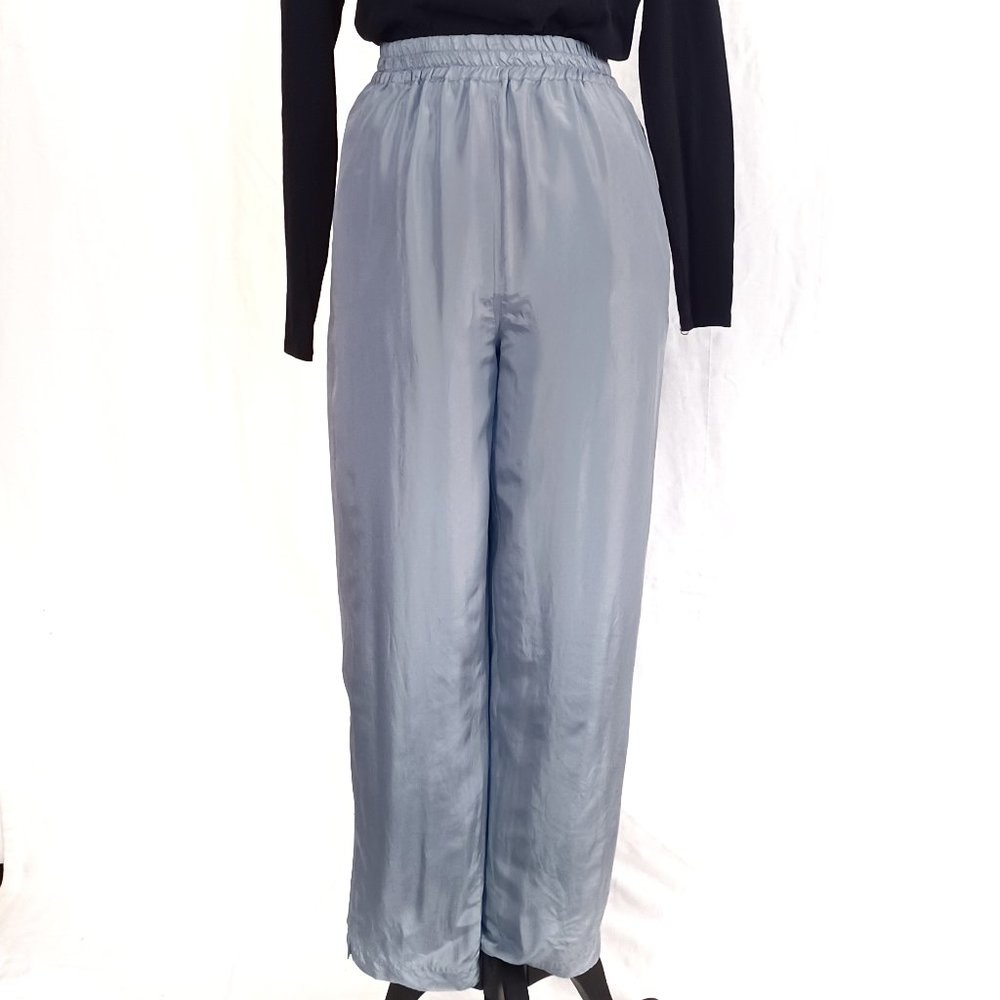 EVR Pants Vintage Silk Parachute Straight Leg S